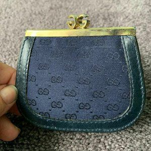 Rare GUCCI Micro Small GG pouch coin purse wallet
